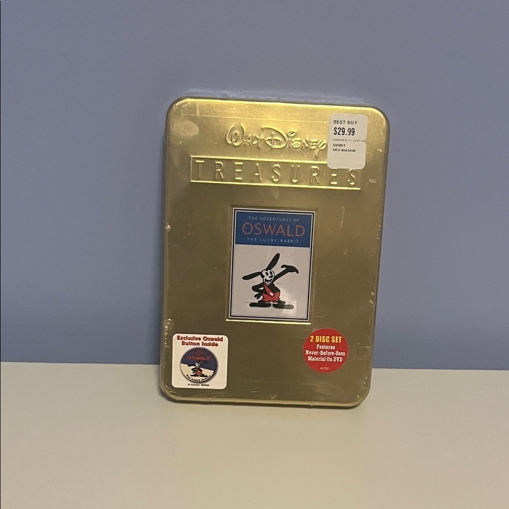 Disney Gold Oswald Tin Case